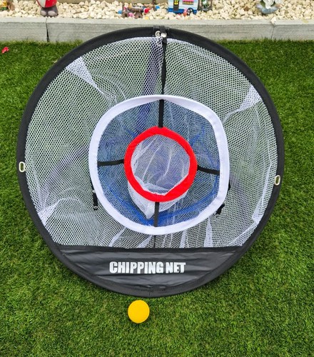 Golf practice net hitting - golf, aid