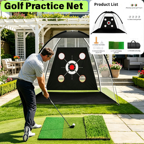 10x7ft golf practice net - 10x7ft,
