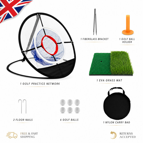 Golf chipping net practice - chipping,