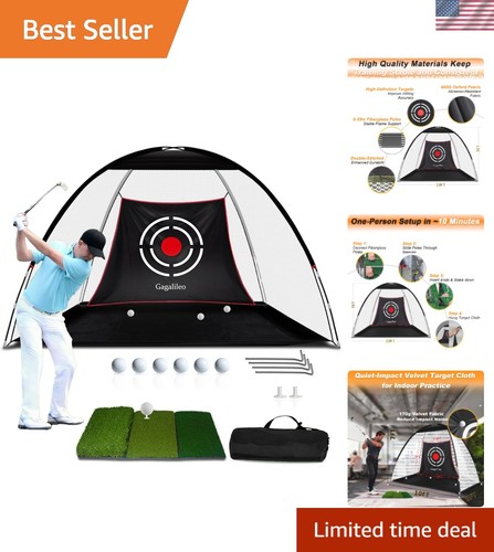 Professional golf practice net - golf,