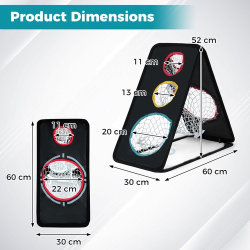 Double sided golf chipping - sided,